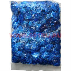 Пайетки "ракушки" ярко-синие цена за уп из 100 гр - фото 95995