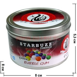 Табак для кальяна оптом Starbuzz 100 гр "Bubble Gum Exotic" (жвачка) USA - фото 96056