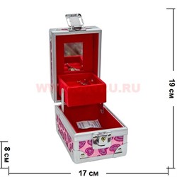 Шкатулка-автомат (102) 8х12 см для украшений, косметики - фото 96467