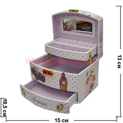 Шкатулка "автомат" (137) большая 4 рисунка - фото 96593