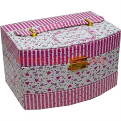 Шкатулка "автомат" (34) со стразами 14х16х22 см - фото 96642