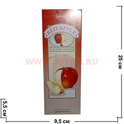 Благовония HEM "Красное яблоко", цена за уп из 6 шт - фото 96669