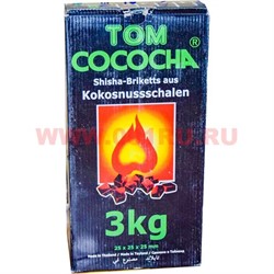 Уголь для кальяна Tom Cococha 3 кг 25х25х25 мм кубики - фото 96695