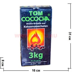 Уголь для кальяна Tom Cococha 3 кг 25х25х25 мм кубики - фото 96696