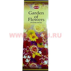 Благовония HEM "Цветочный Сад", цена за уп из 6 шт - фото 96737