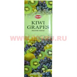 Благовония HEM "Киви с виноградом", цена за уп из 6 шт - фото 96814