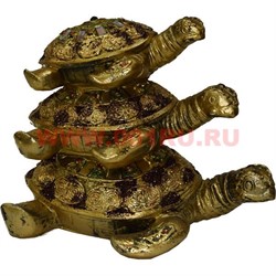 Три черепахи из полистоуна (NS-713 см) 16 см (24 шт/кор) - фото 97034