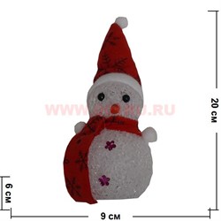 Колпак Снеговик с подарками 6шт/уп 1501-2410