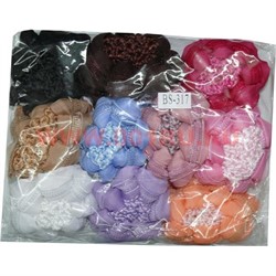 Резинка для волос цветная 20 шт/упаковка (BS-317) - фото 98242