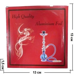 Фольга для кальяна алюминиевая 50 листов (перфорированная) - фото 98698