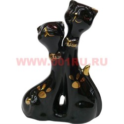 Кошечки черные из фарфора в ассортименте (10,5 см высота) - фото 98814