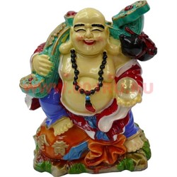 Нэцке, хотей с жезлом ЖуИ и жемчужиной (11,5 см высота) - фото 98882