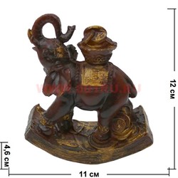 Слоник из полистоуна с чашей (TS-162) 120 шт/кор - фото 98896