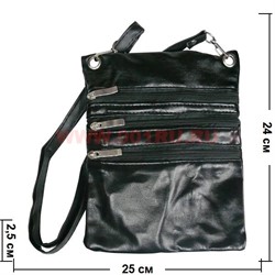 Сумочкая женская с 3 змейками большая - фото 99388