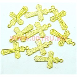Крестик под золото (R-620) 1000 шт раз. 3х2 см цена за упаковку - фото 99811