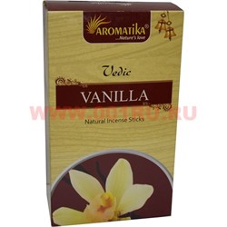 Благовония Aromatica «Vedic Vanilla» 15 грХ12 уп. натуральные - фото 99854