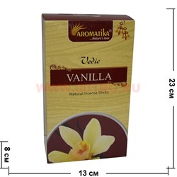 Благовония Aromatica «Vedic Vanilla» 15 грХ12 уп. натуральные - фото 99855
