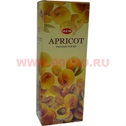 Благовония HEM "Apricot" (абрикос) 6 шт/уп, цена за уп - фото 99872
