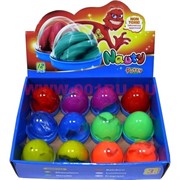Жвачка для рук оптом Nauty Putty 6 цветов, цена за 12 шт/уп