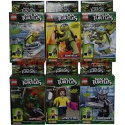 Конструктор Ниндзя Черепашки (Ninja Turtles) 12 шт/уп