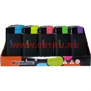 Зажигалка &quot;Lux lite&quot; черные матовые, 25 шт/бл