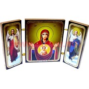 Православный оберег настольный "Богородица с Архангелами"