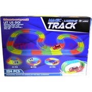 Игрушка с машинкой Magic Luminous Track 224 детали светящаяся