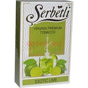 Табак для кальяна Шербетли 50 гр «Exotic Lime» (Virginia Tobacco Serbetli)