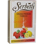 Табак для кальяна Шербетли 50 гр «Strawberry Lemonade» (клубника лимонад Virginia Serbetli)