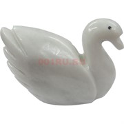 Лебедь из белого оникса 7,5 см (3 дюйма)