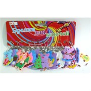 Брелок Свинка символ 2019 года (KL-1116) плоская резиновая