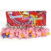 Брелок Свинка 2019 символ года (KL-1107) резиновая с деньгами