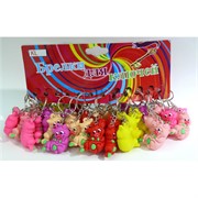 Брелок Свинка 2019 символ года (KL-1106) резиновая цветная