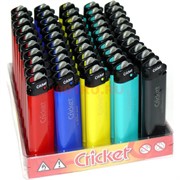 Зажигалка "Cricket" цвета в ассортименте, 50 шт/бл (крикет купить оптом)