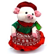 Игрушка музыкальная (AJ-308) Свинка в платье на 3 песни