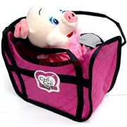 Свинка игрушка мягкая в сумке Chi-Chi Love