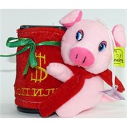 Свинка копилка с присоской (Pig-32) музыкальная 12 шт/уп