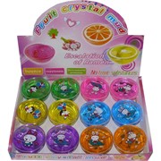 Лизун мялка «Fruit Crystal Mud» 12 шт/уп