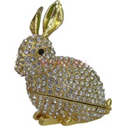 Шкатулка со стразами (5027) «Кролик»