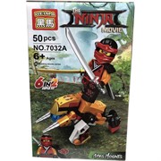 Конструктор Ninja (7032) на 50 деталей 12 шт/уп