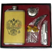 Набор малый «Фляга 6 oz, нож, миникальян»