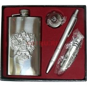 Набор малый «Фляга 6 oz, нож, ручка»