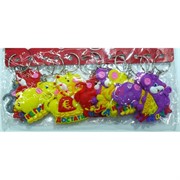 Брелки резиновые крыса (KL-1599) плоские 12 шт/уп