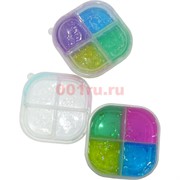 Слайм (5213) Crystal mud 4 цвета 12 шт/уп