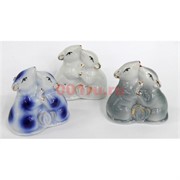 Фарфоровая статуэтка крысы обнимаются (KL-1508) символ 2020 года