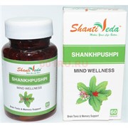 Шанкхапушпи в капсулах по 60 шт «Shanti Veda» 250 мг