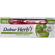 Зубная паста «Dabur Herb'l» ним 150 г с зубной щеткой