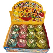 Лизун мялка M&M's с бисером 24 шт/уп