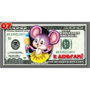 Магнит символ 2020 года купюра 100 долларов «К деньгам!» (07)