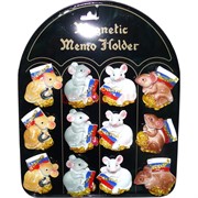 Магниты Крысы с флагами 24 шт/уп